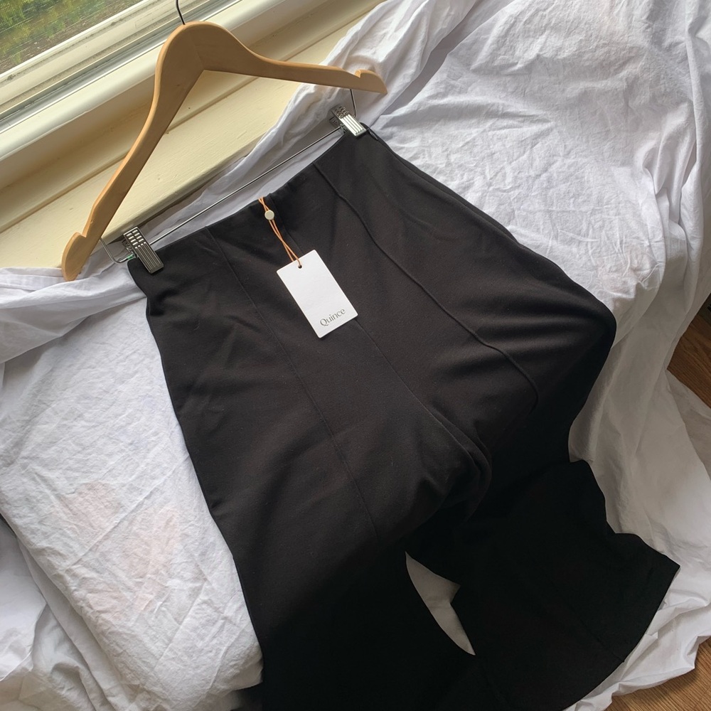 Ultra-Stretch Ponte Super Wide Leg Pants - Picture 7 of 15